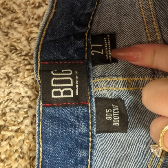 BDG medium dark blue 90's Bootcut high rise jeans - Picture 2 of 12
